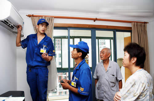 空调保养现场－济南中央空调