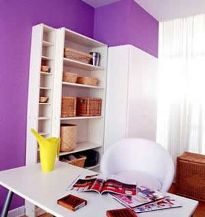 紫色装修效果图