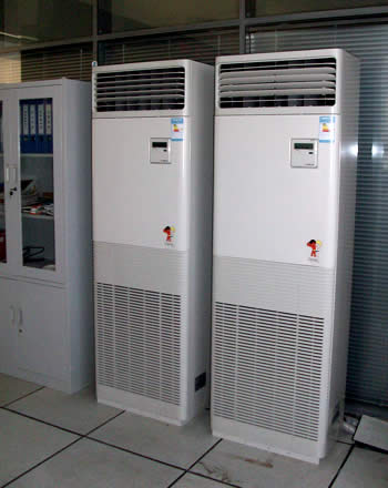 三菱重工海尔机房空调安装现场6