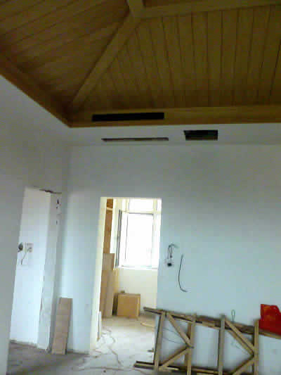主卧室日立中央空调安装效果－济南中央空调