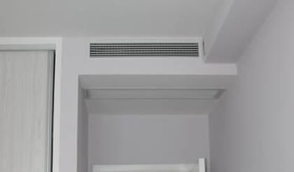 卧室中央空调安装效果图