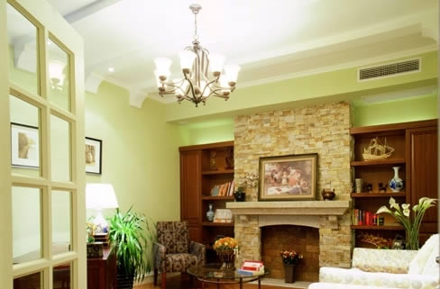 家用中央空调安装效果图